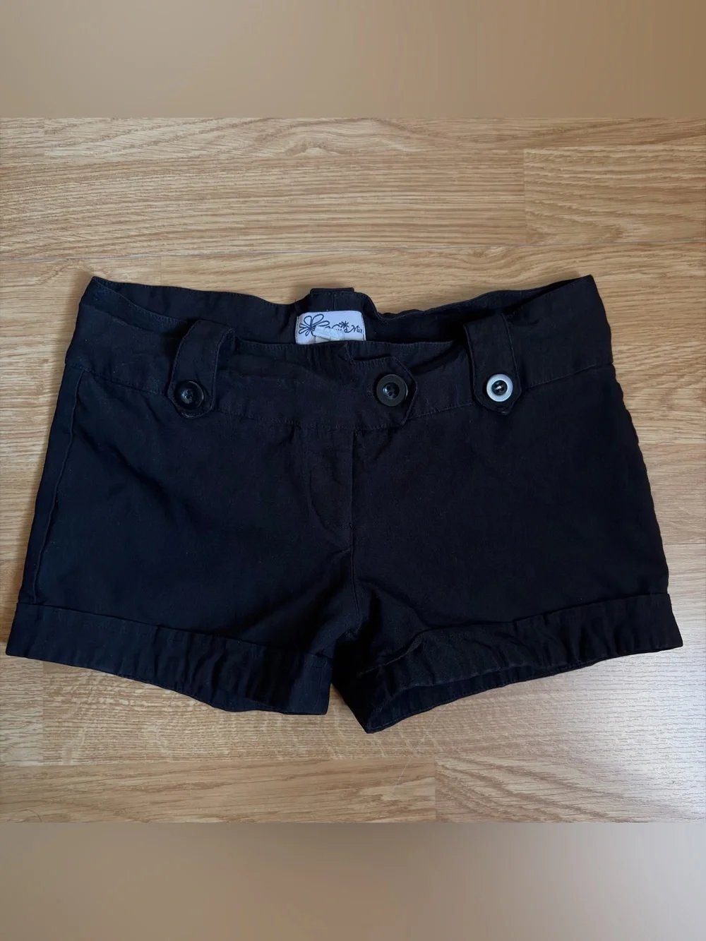 New Mix Black Low Rise Women’s Shorts